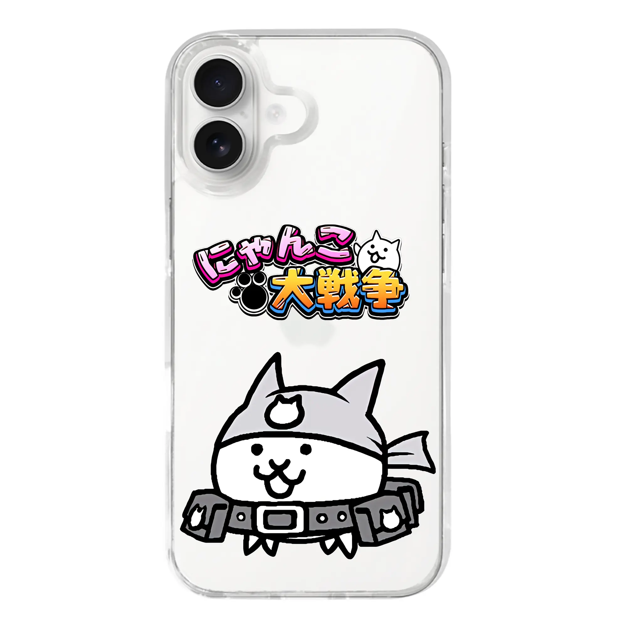 にゃんこ大戦争 グッズ - iPhone 17シリーズ 透明スマホケース – 薄型・耐衝撃・精密フィット保護カバー